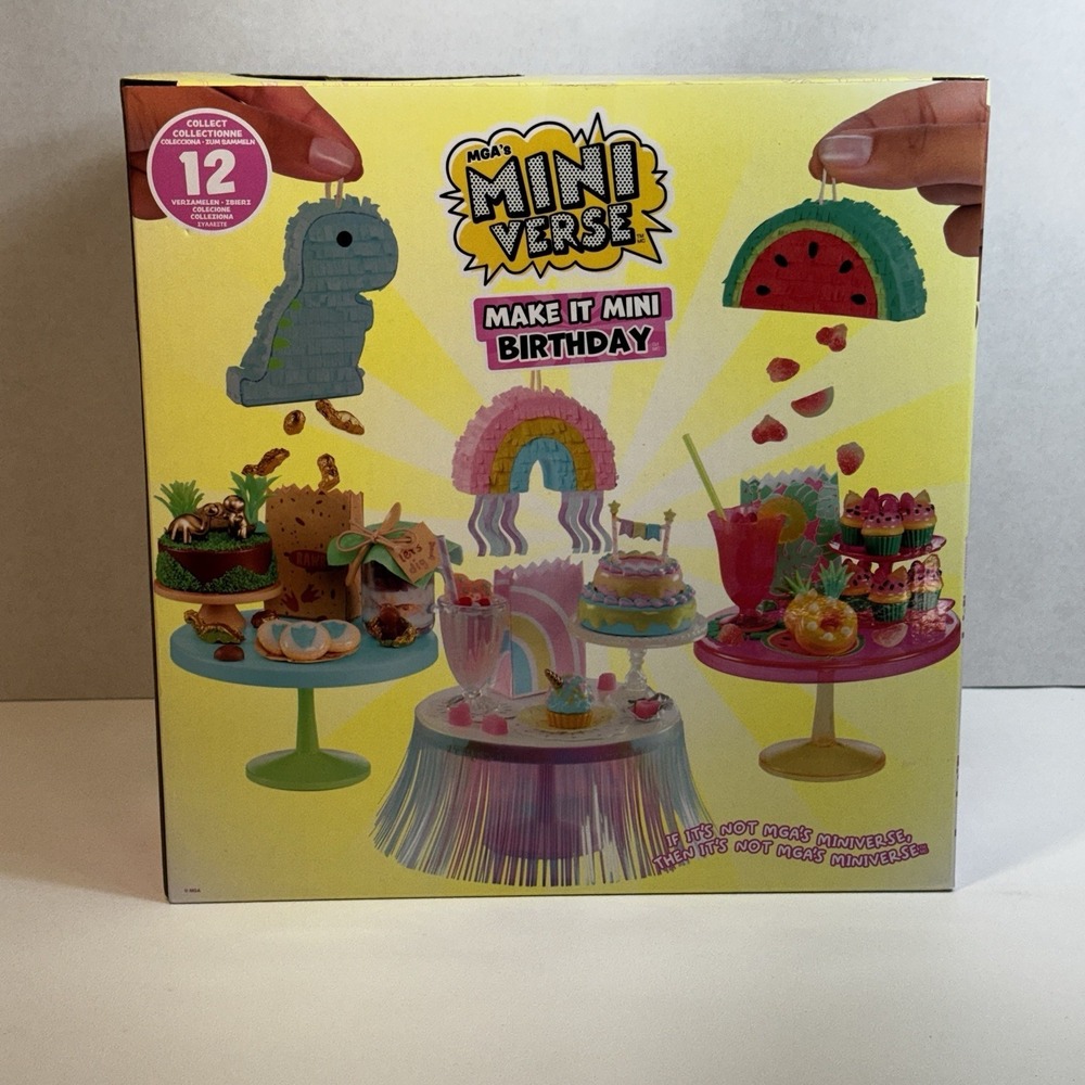 MGA Miniverse Make It Mini Birthday Series 1 Display Box + 10 NEW sealed balls - Picture 7 of 7